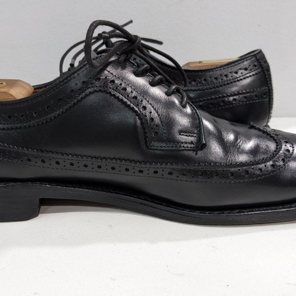 Allen Edmonds McGregor Oxford Black Leather Dress Comfort Men’s 9.5 D main image 12